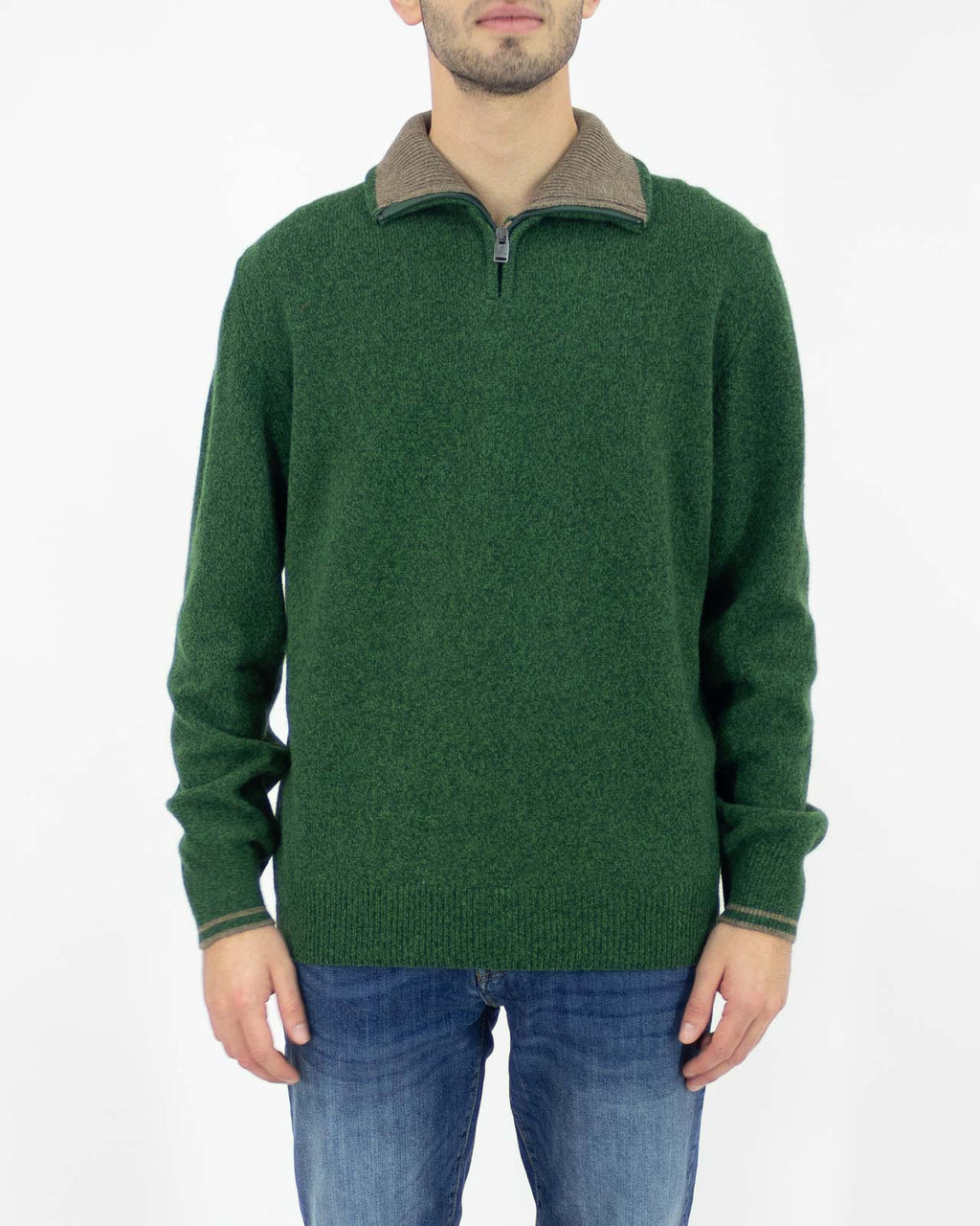 Maglione melange mezza zip - Armata Di Mare - shopTSa