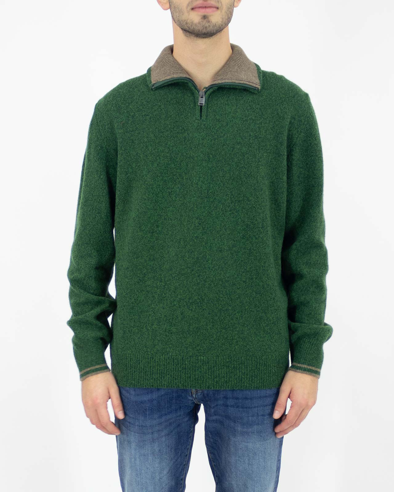 Maglione melange mezza zip - Armata Di Mare - shopTSa