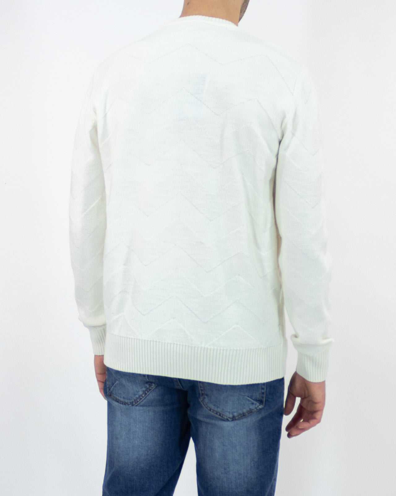 Maglia lana merinos diagonali - Armata Di Mare - shopTSa