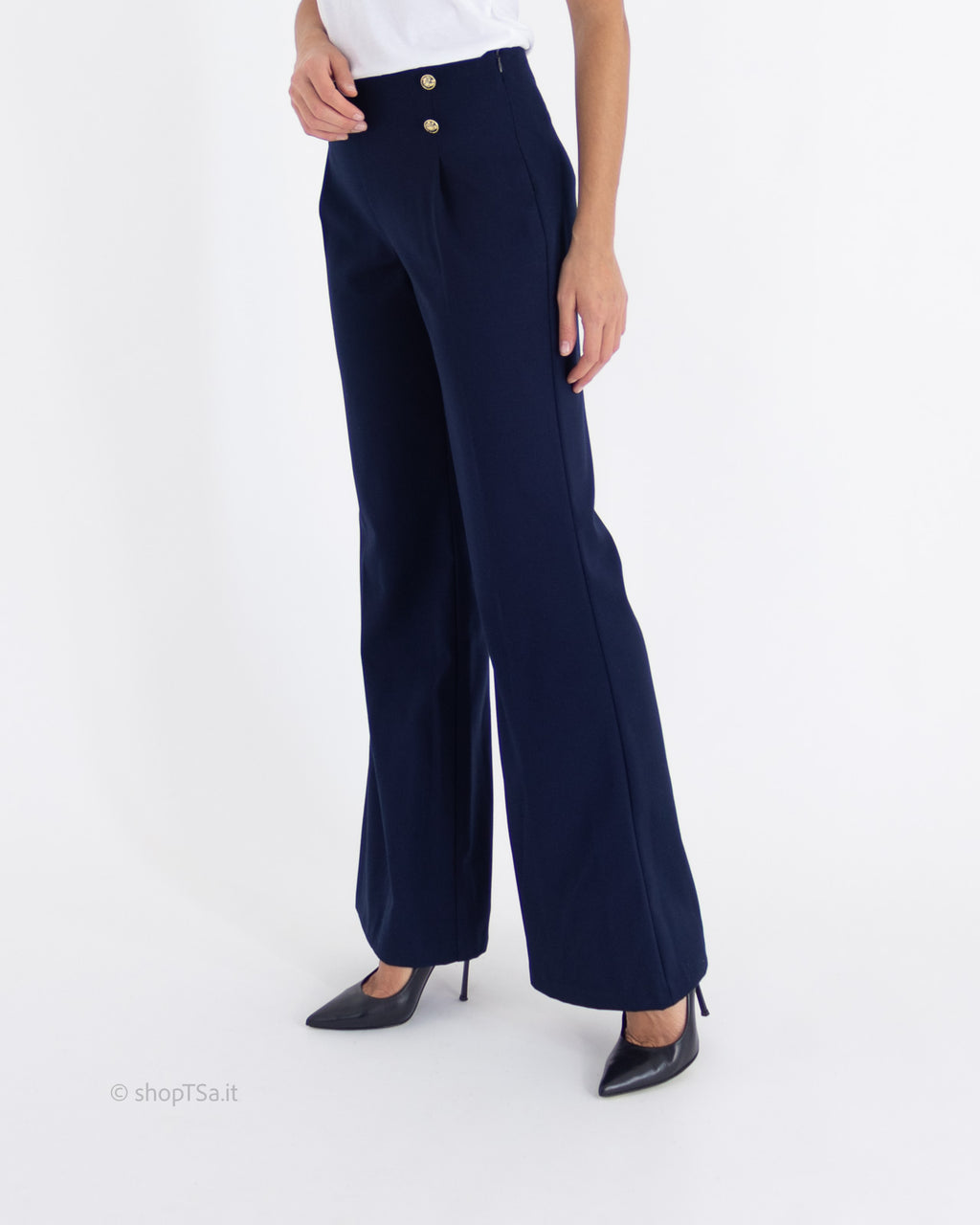 Pantalone bottoni dorati - Angysix - shopTSa