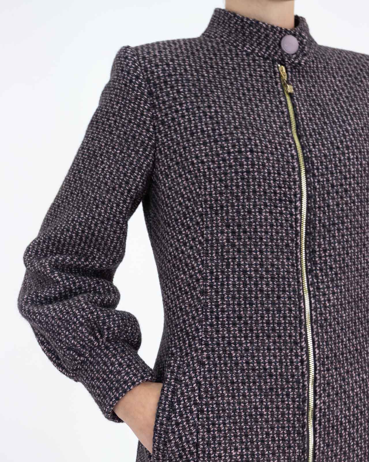 Cappotto in lana con zip - Angysix - shopTSa