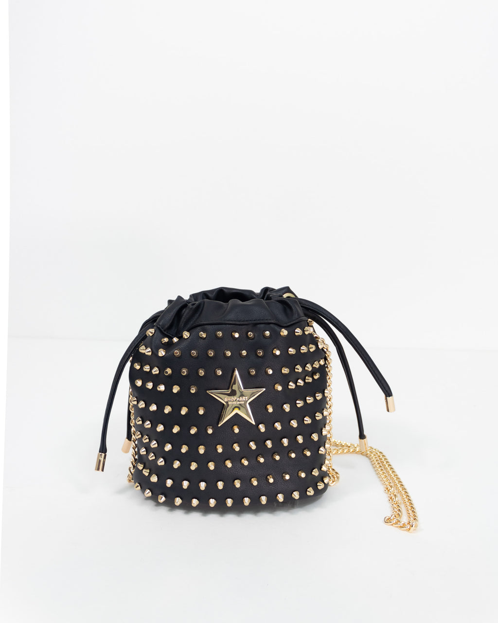 Mini bag con borchie dorate - SHOP ART - Shop Art - shopTSa