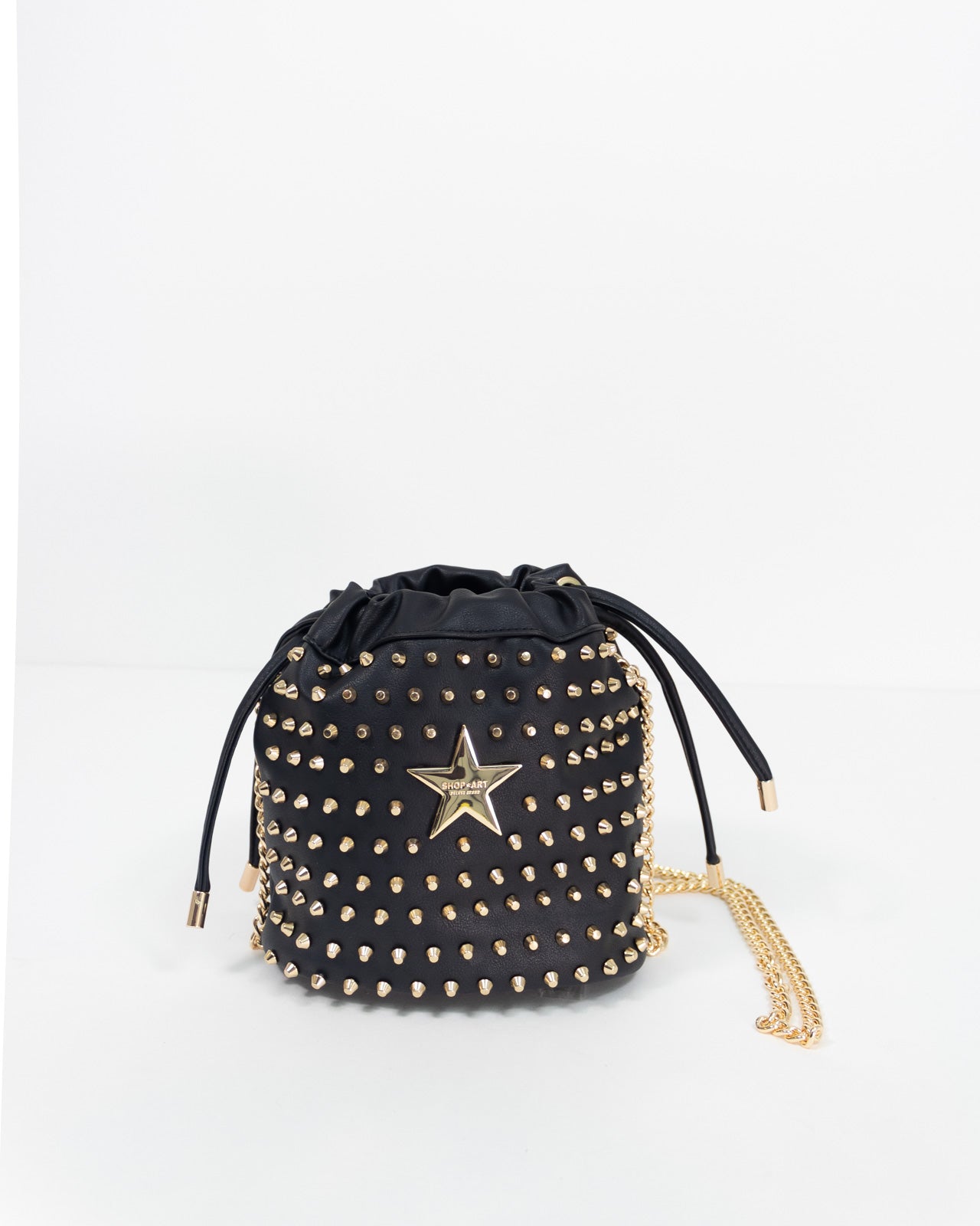 Mini bag con borchie dorate - SHOP ART - Shop Art - shopTSa