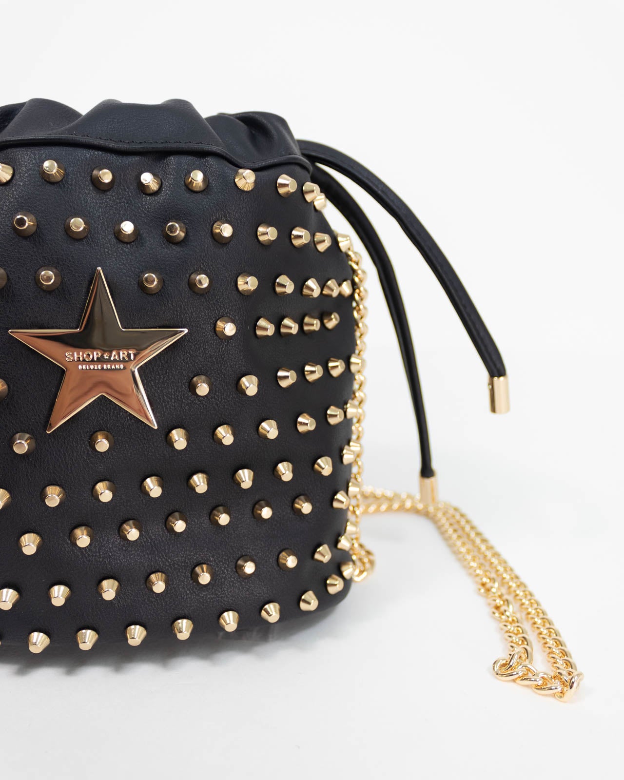 Mini bag con borchie dorate - SHOP ART - Shop Art - shopTSa