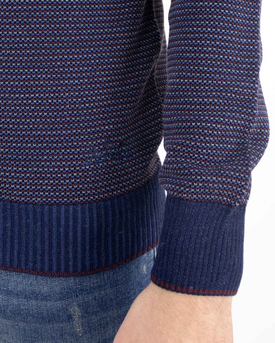Maglione tre fili girocollo lana