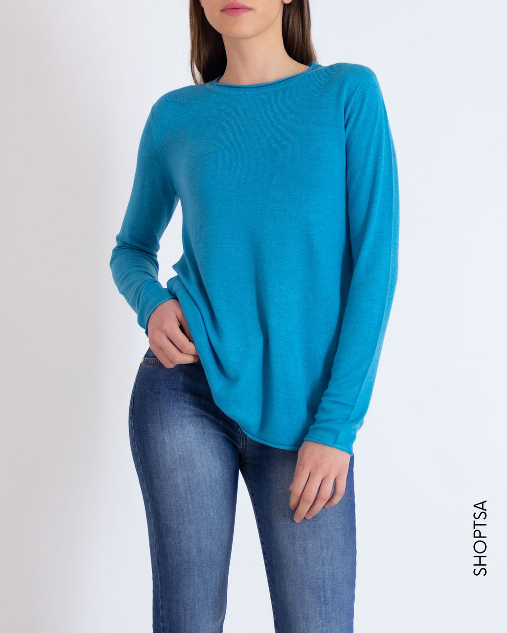 Flared stockinette sweater - RAGNO