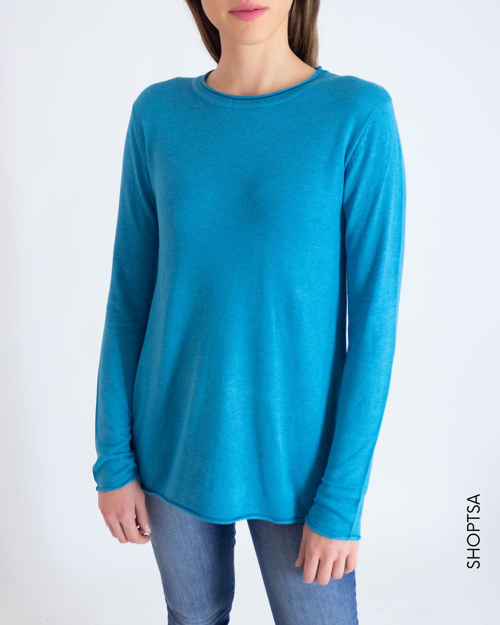 Flared stockinette sweater - RAGNO