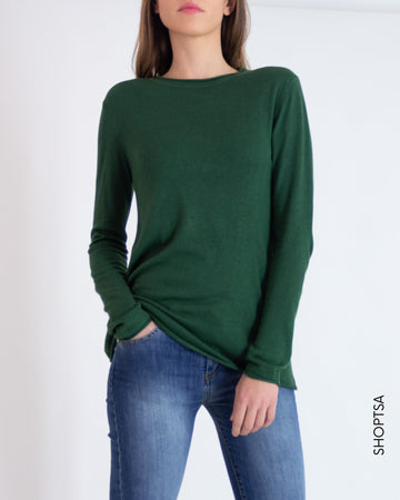 Flared stockinette sweater - RAGNO