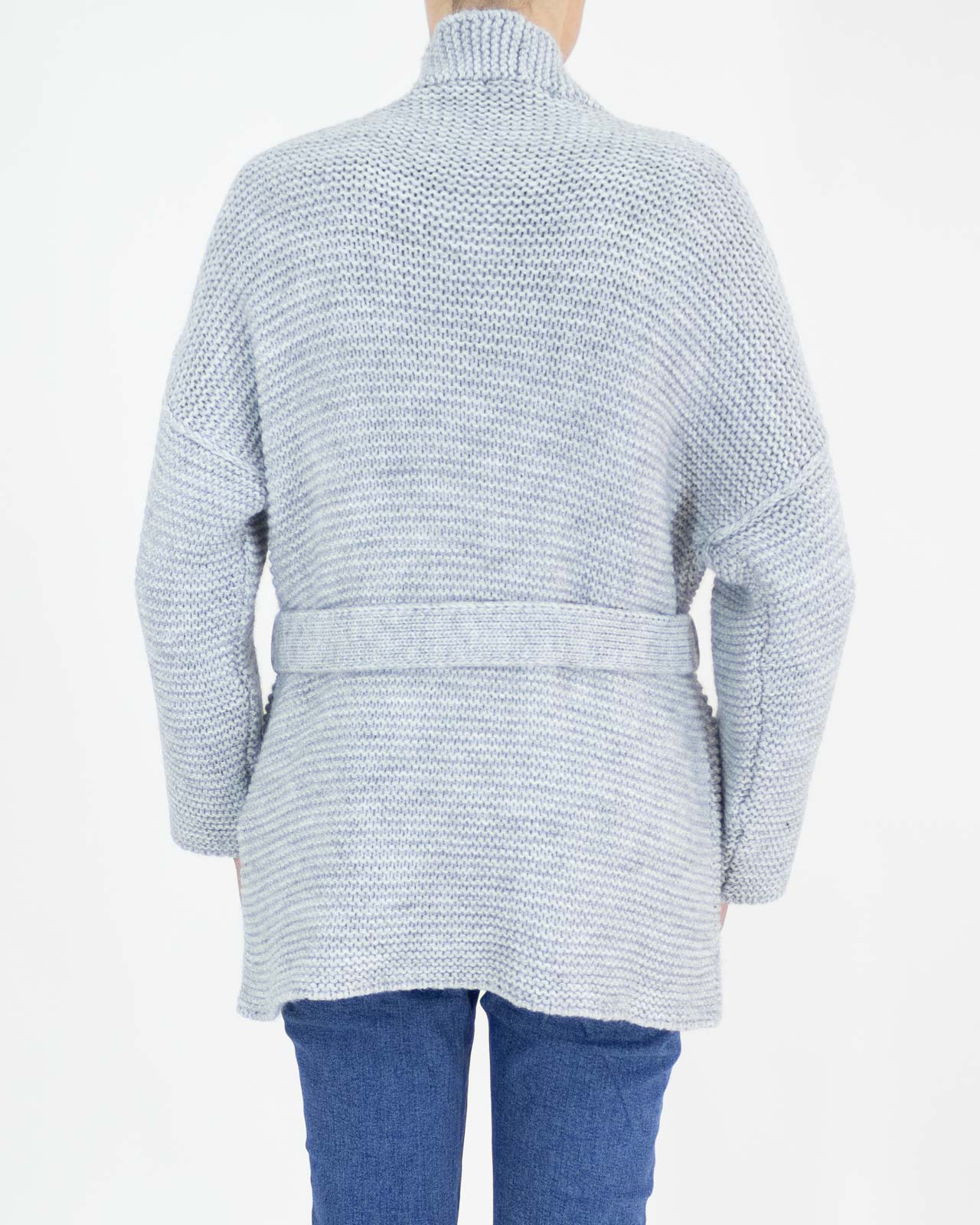 Cardigan in lana con cintura - Flash - shopTSa