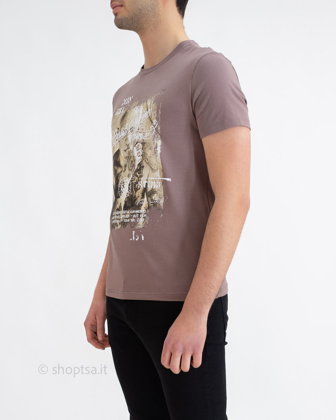 Placed print t-shirt – Gaudì