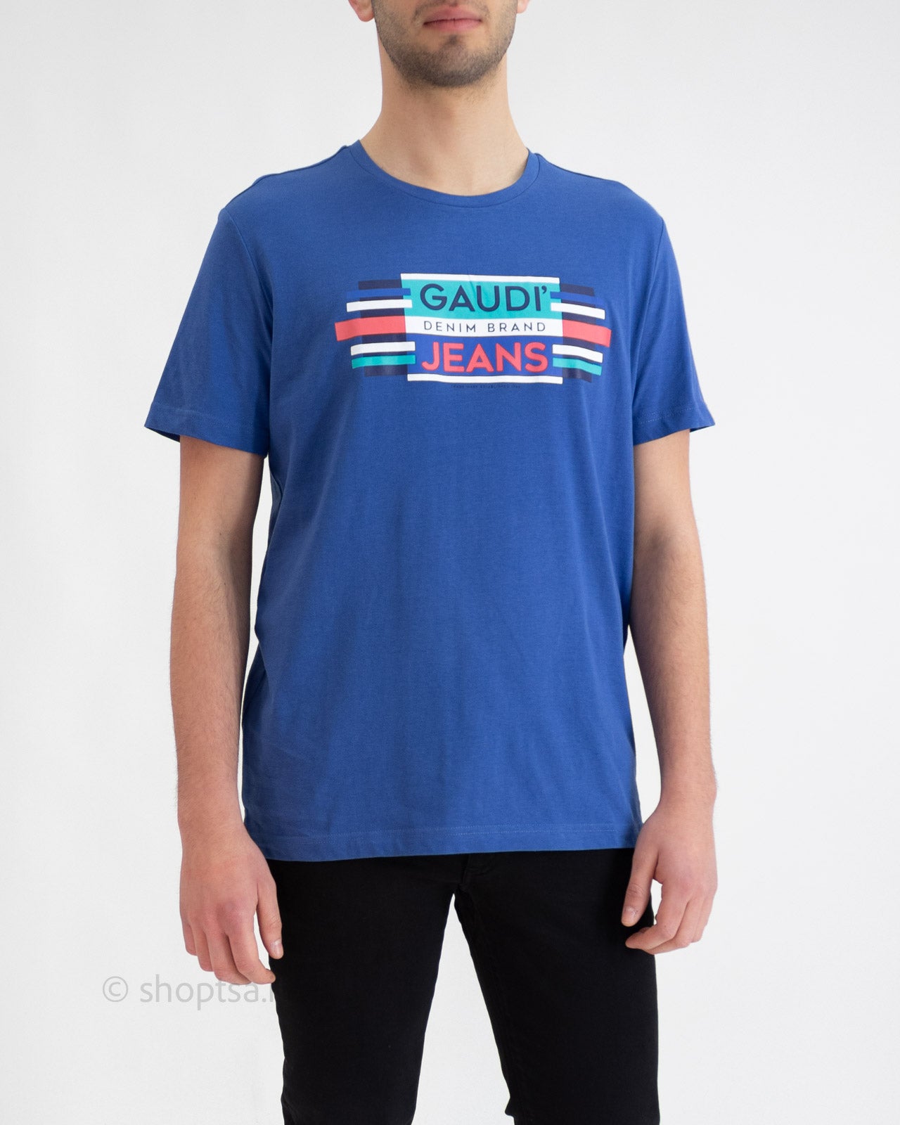 T-shirt cotone con logo – Gaudì
