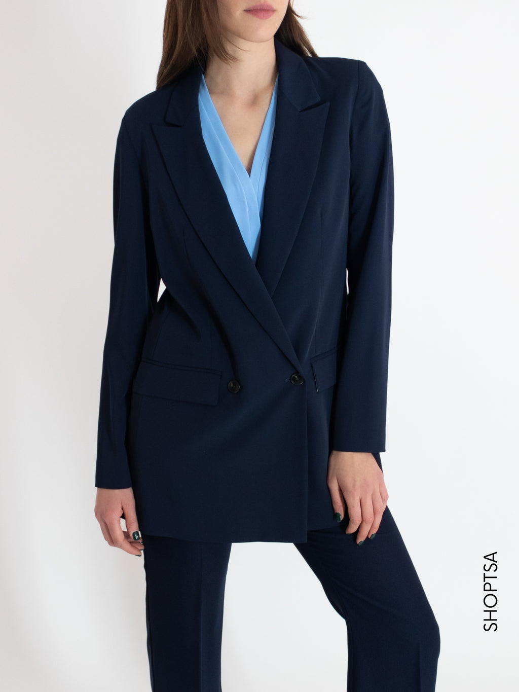 Fluid fabric jacket - EMME Marella