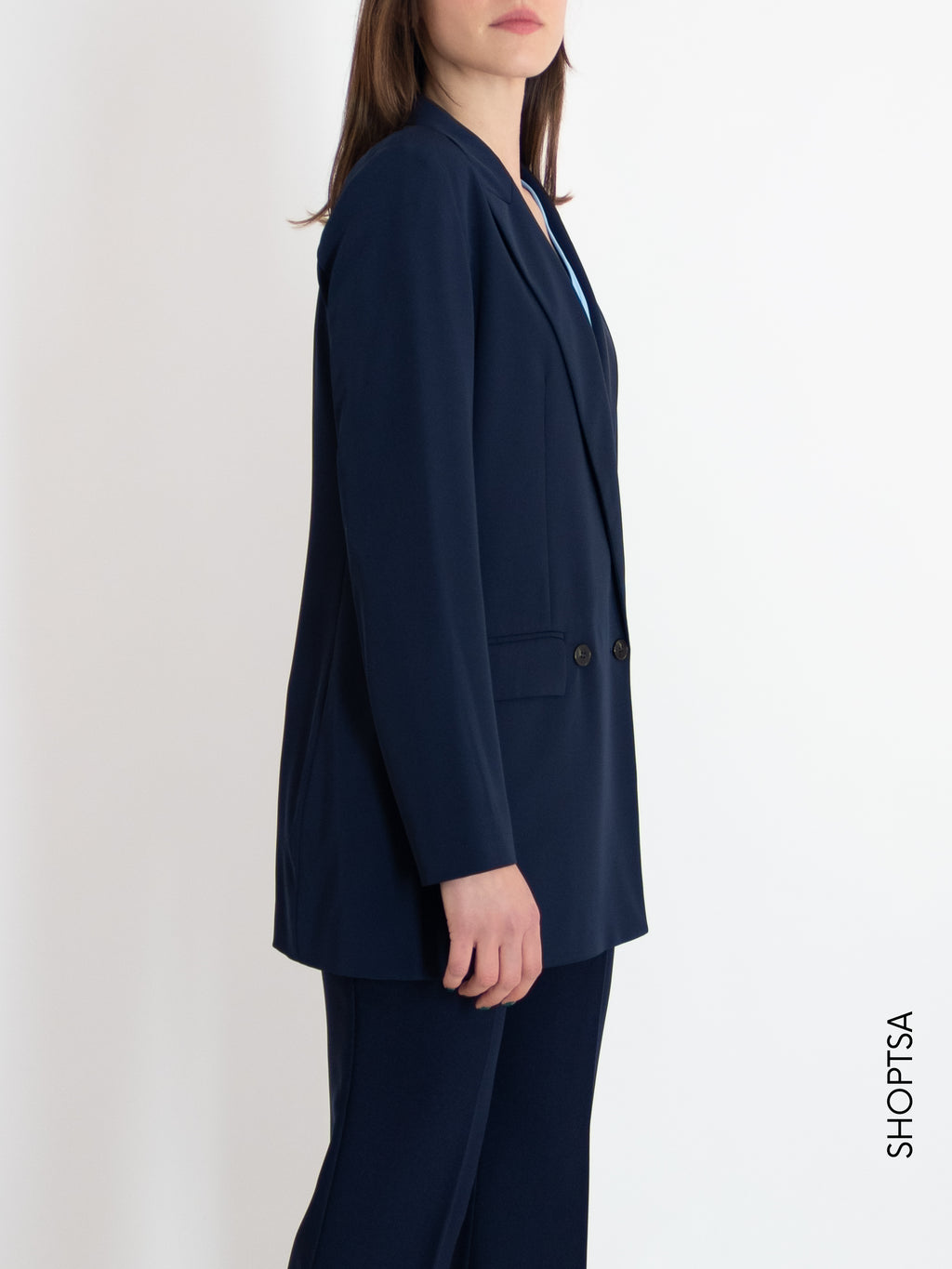 Fluid fabric jacket - EMME Marella