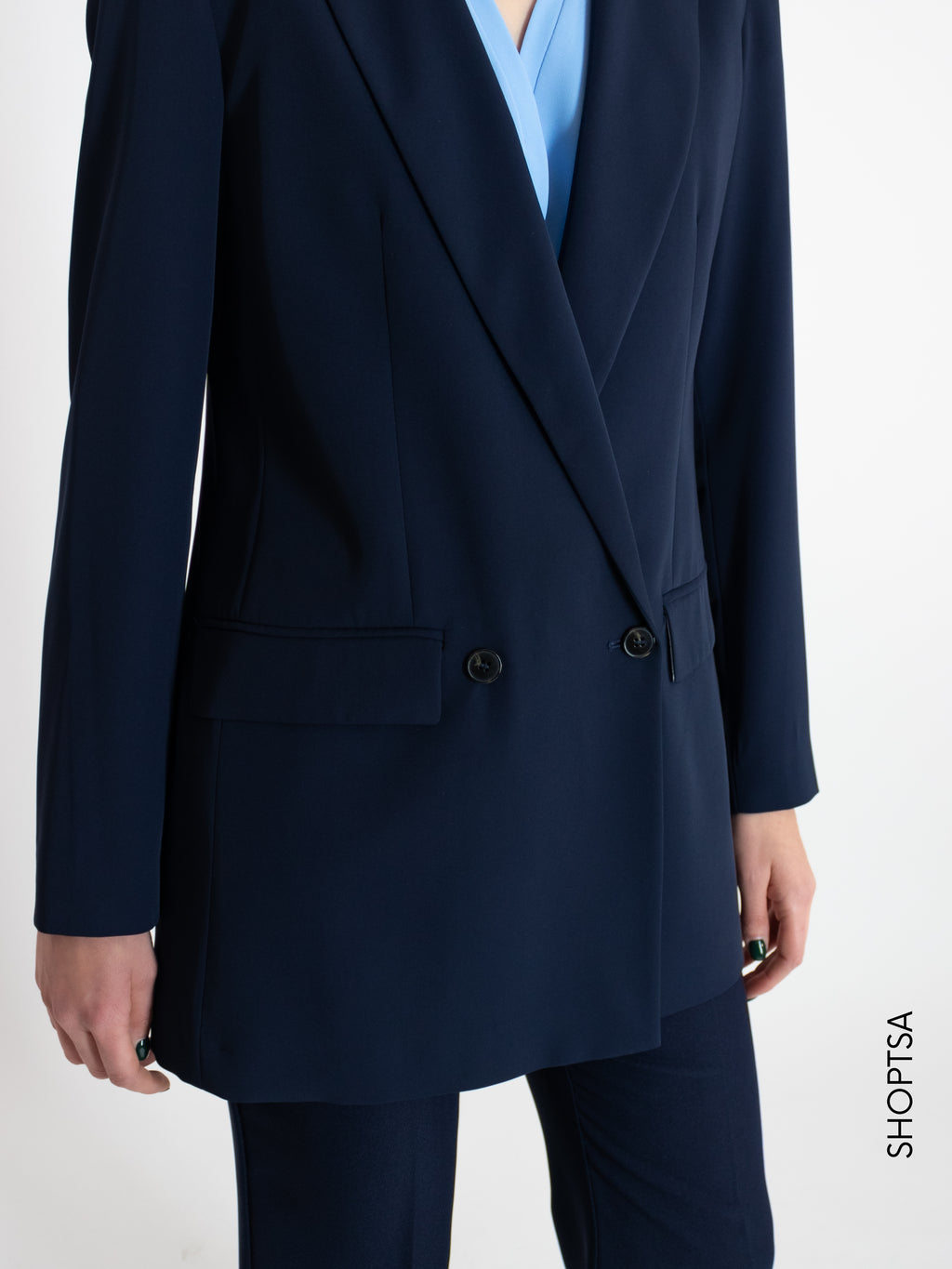 Fluid fabric jacket - EMME Marella