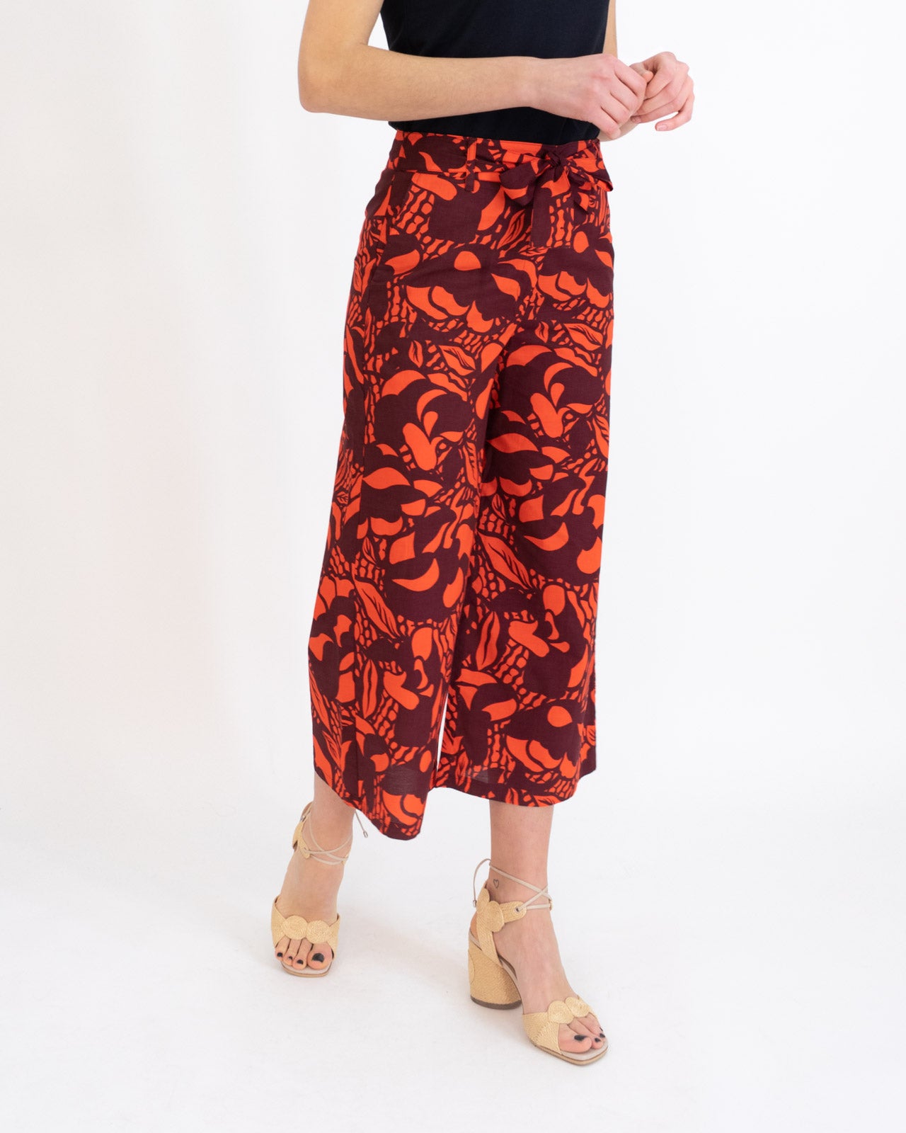 Pantalone mussola cotone cropped - Emme Marella - Emme Marella - shopTSa
