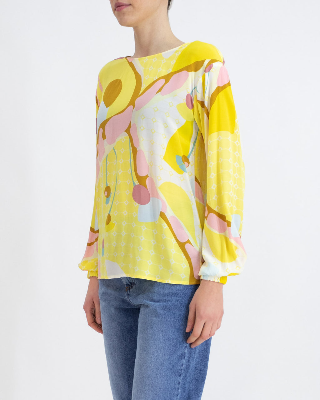 Blusa in viscosa fantasia - NÜMPH - Numph - shopTSa