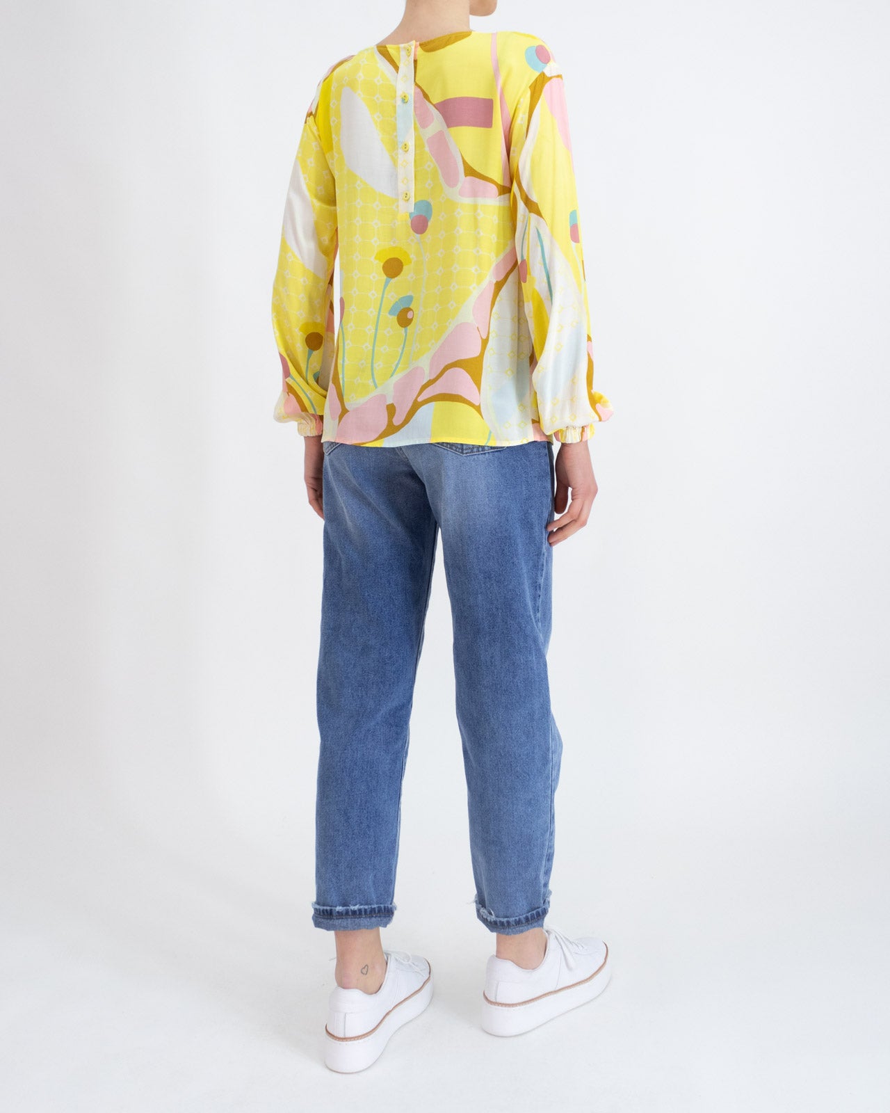Blusa in viscosa fantasia - NÜMPH - Numph - shopTSa