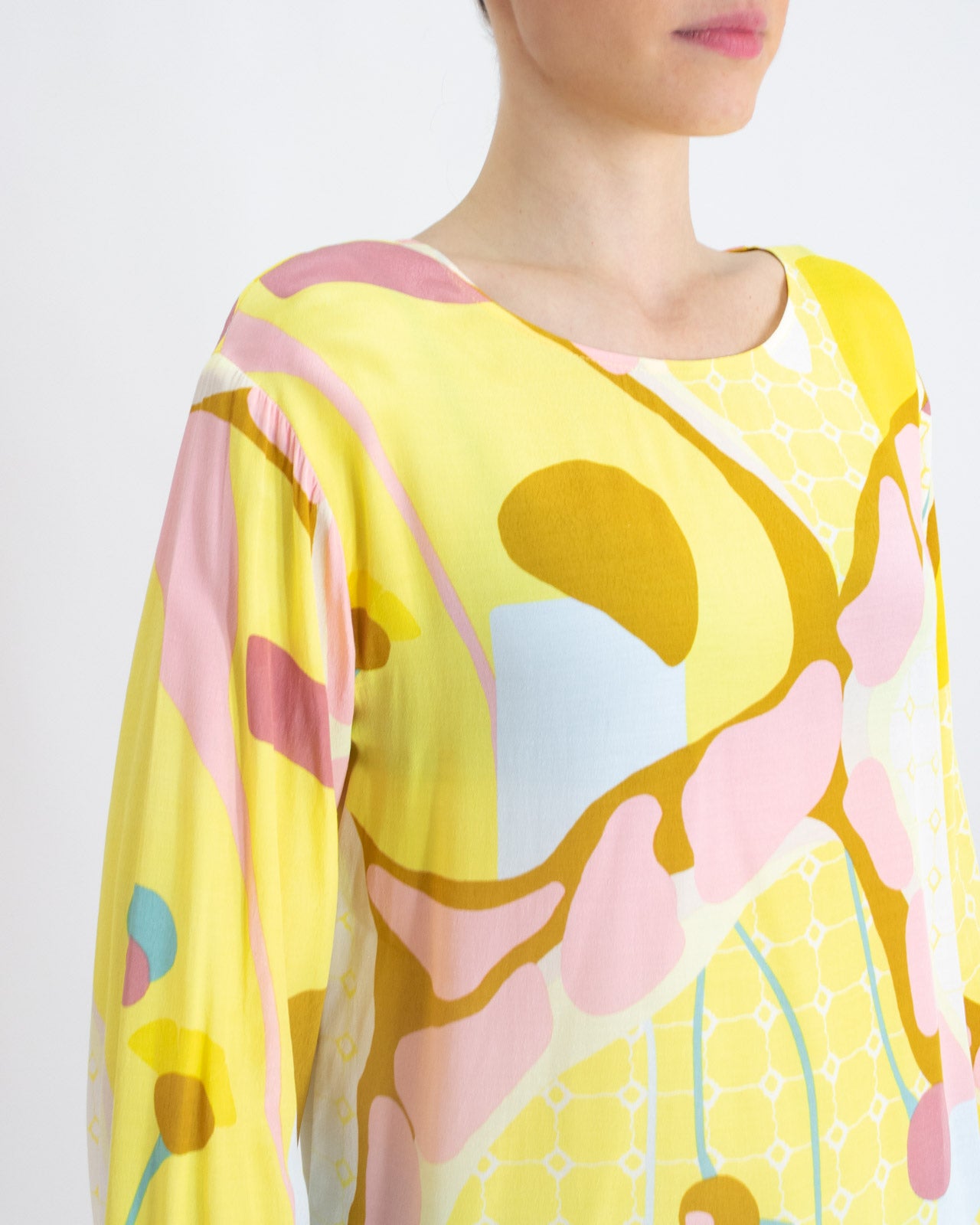 Blusa in viscosa fantasia - NÜMPH - Numph - shopTSa