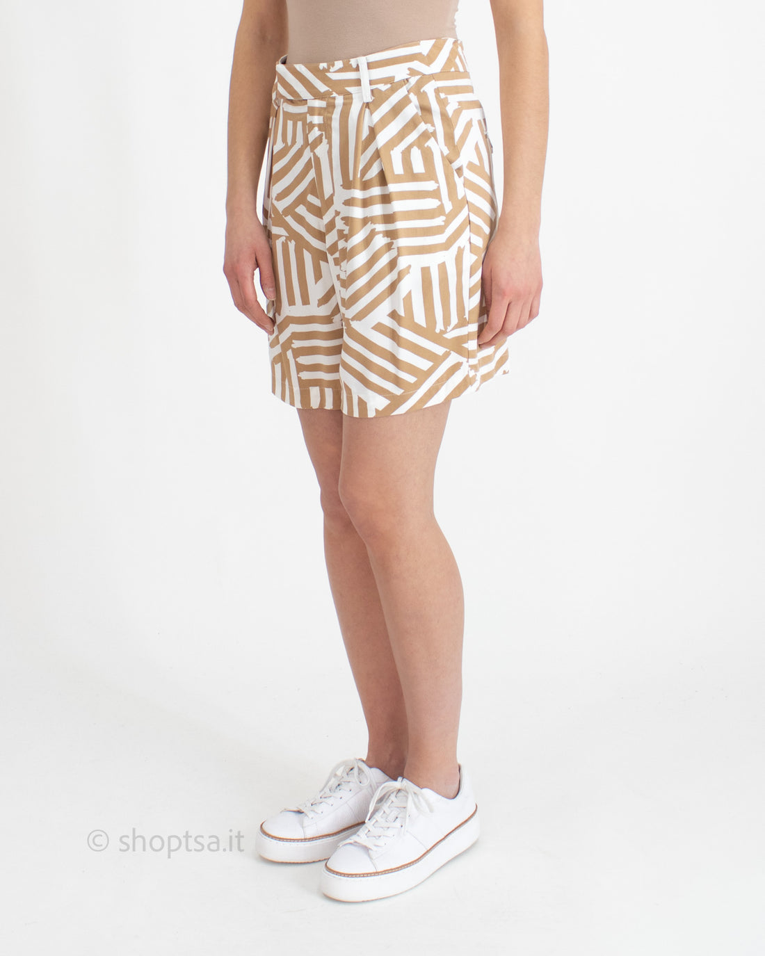 Shorts leggeri natural color