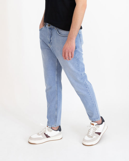 Jeans cropped fit chiaro - PGrax