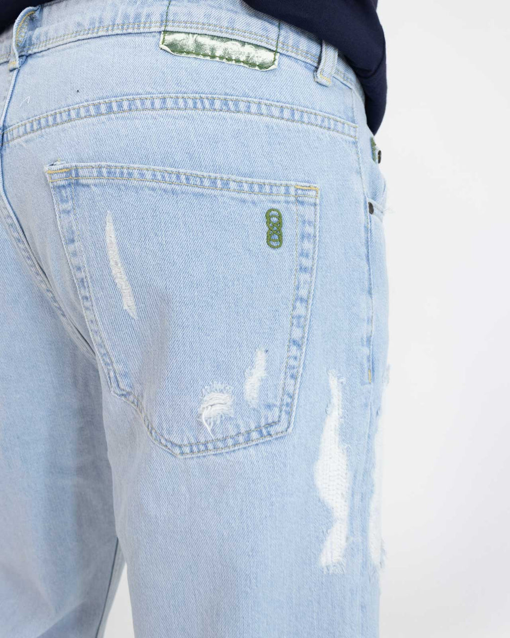 Jeans cropped fit rotture - PGrax - P.grax - shopTSa