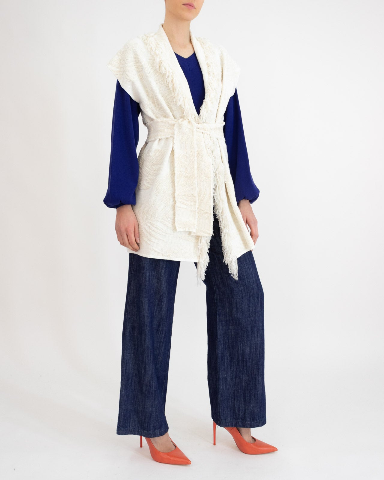 Gilet lungo in cotone - Vicolo - shopTSa