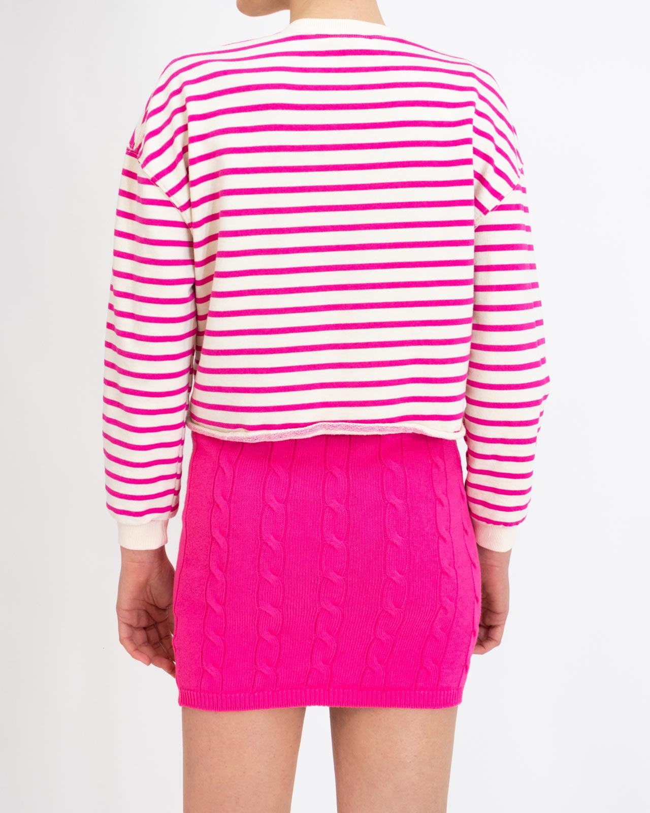 Felpa a righe crop - Vicolo - shopTSa