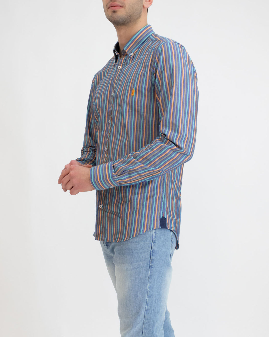 Multi-stripe cotton shirt - MClassics