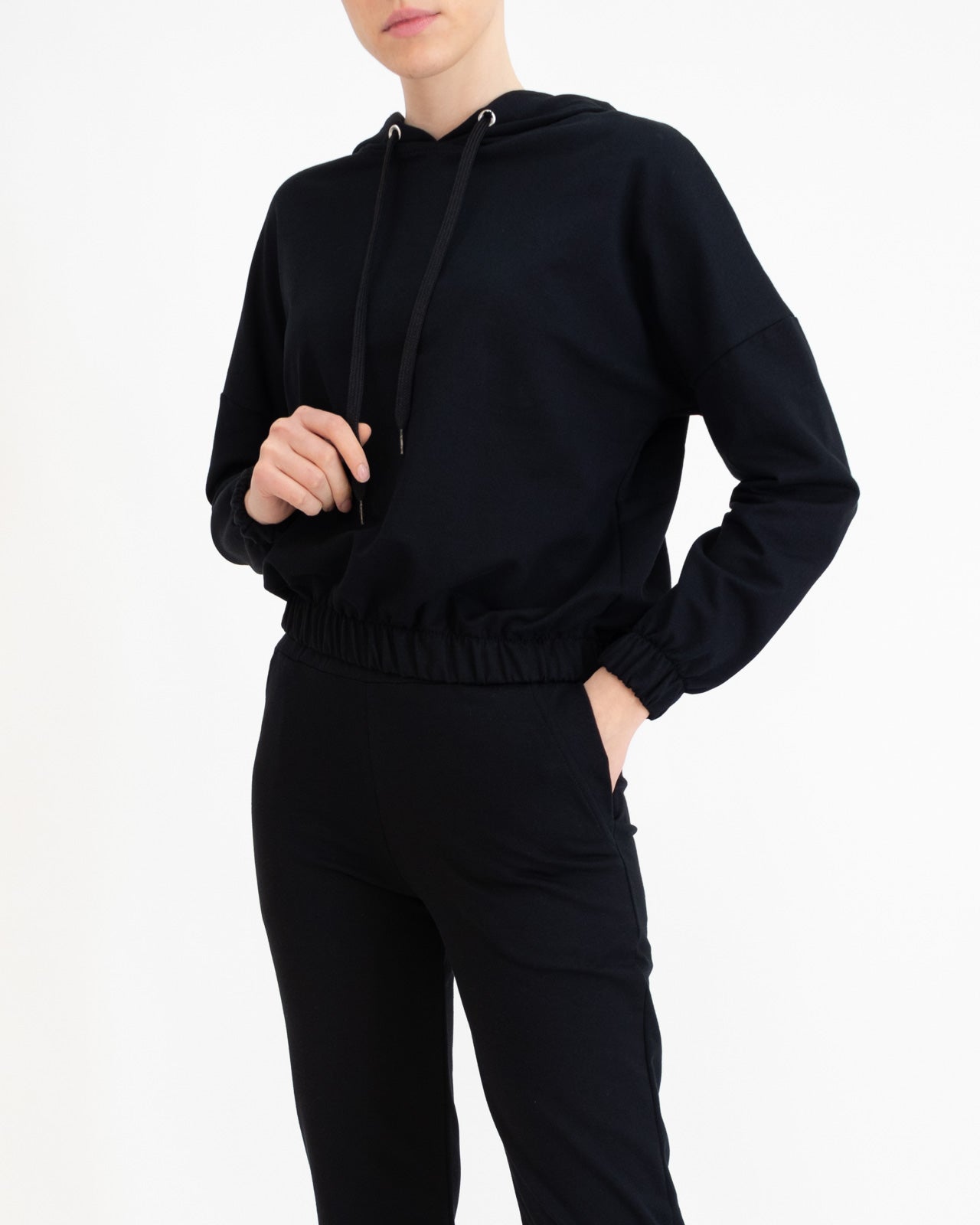 Felpa crop con cappuccio - Gams's - shopTSa