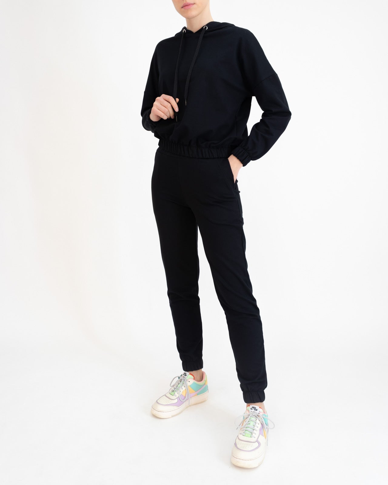 Felpa crop con cappuccio - Gams's - shopTSa