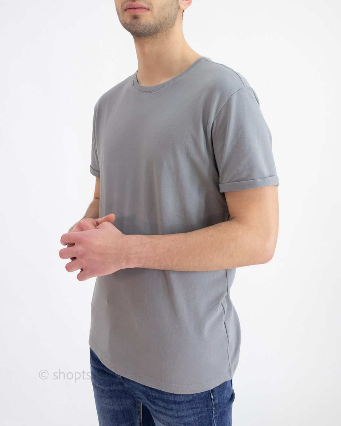 Soft piqué cotton t-shirt