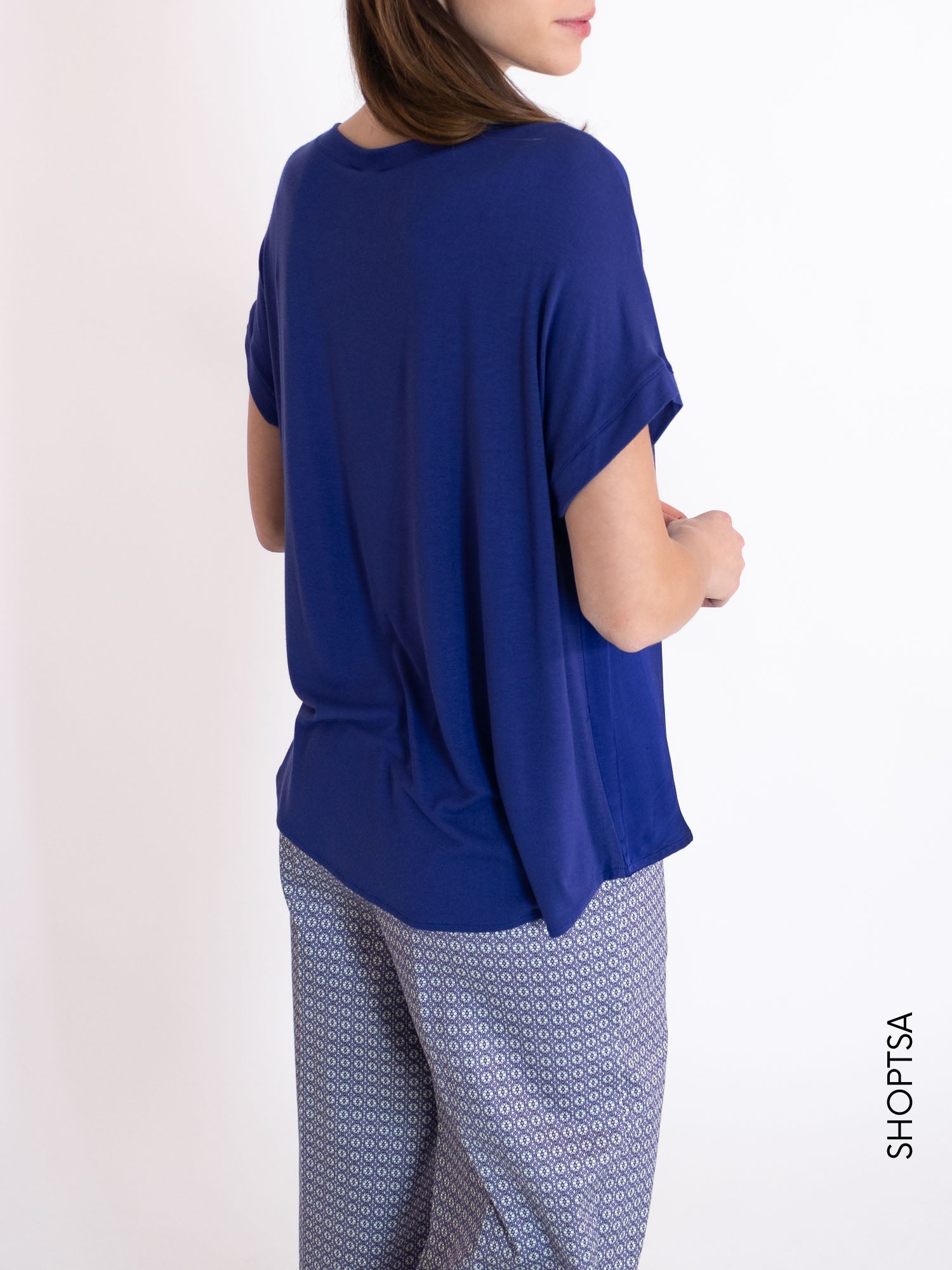 Viscose satin T-shirt D338T7 - RAGNO