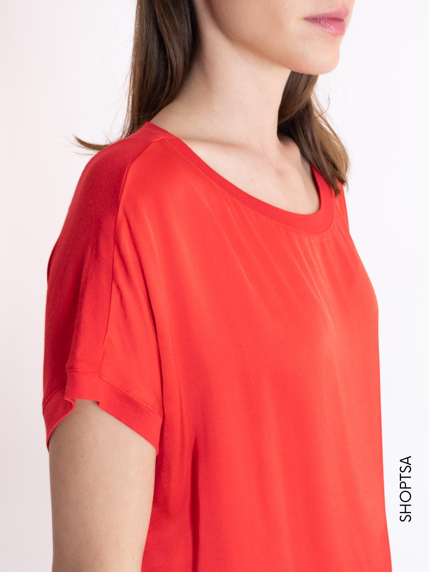 Viscose satin T-shirt D338T7 - RAGNO