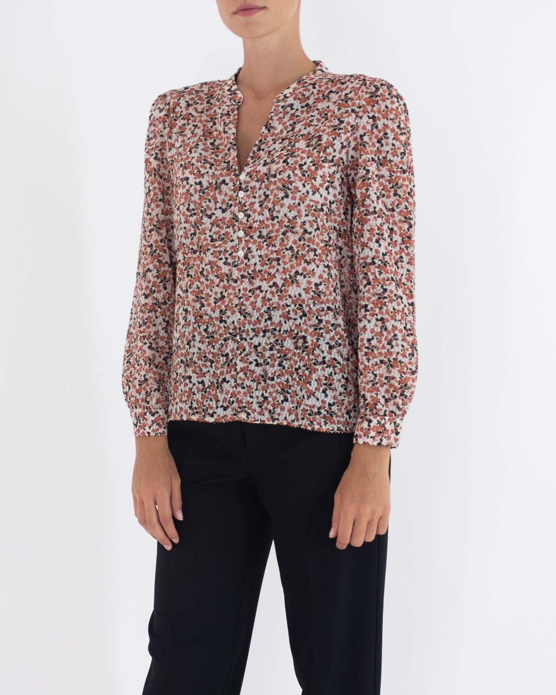 Micro flower patterned shirt - EMME Marella