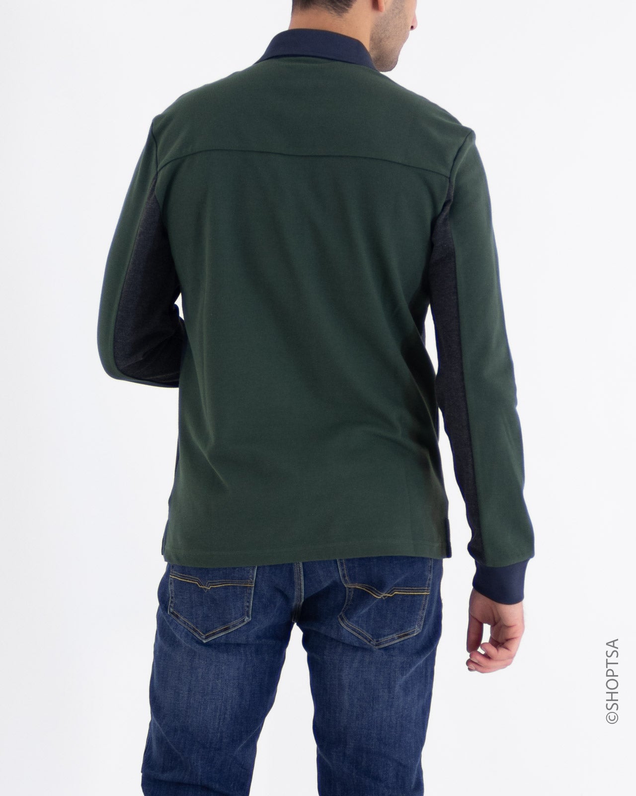 Polo bicolore manica lunga - Gaudì - shopTSa