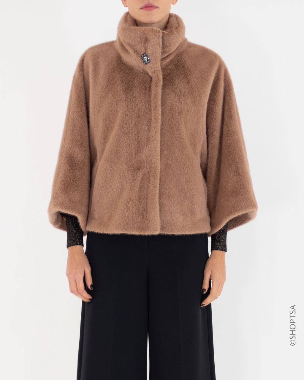 Pelliccia cipria corta - GAUDì - Gaudì - shopTSa