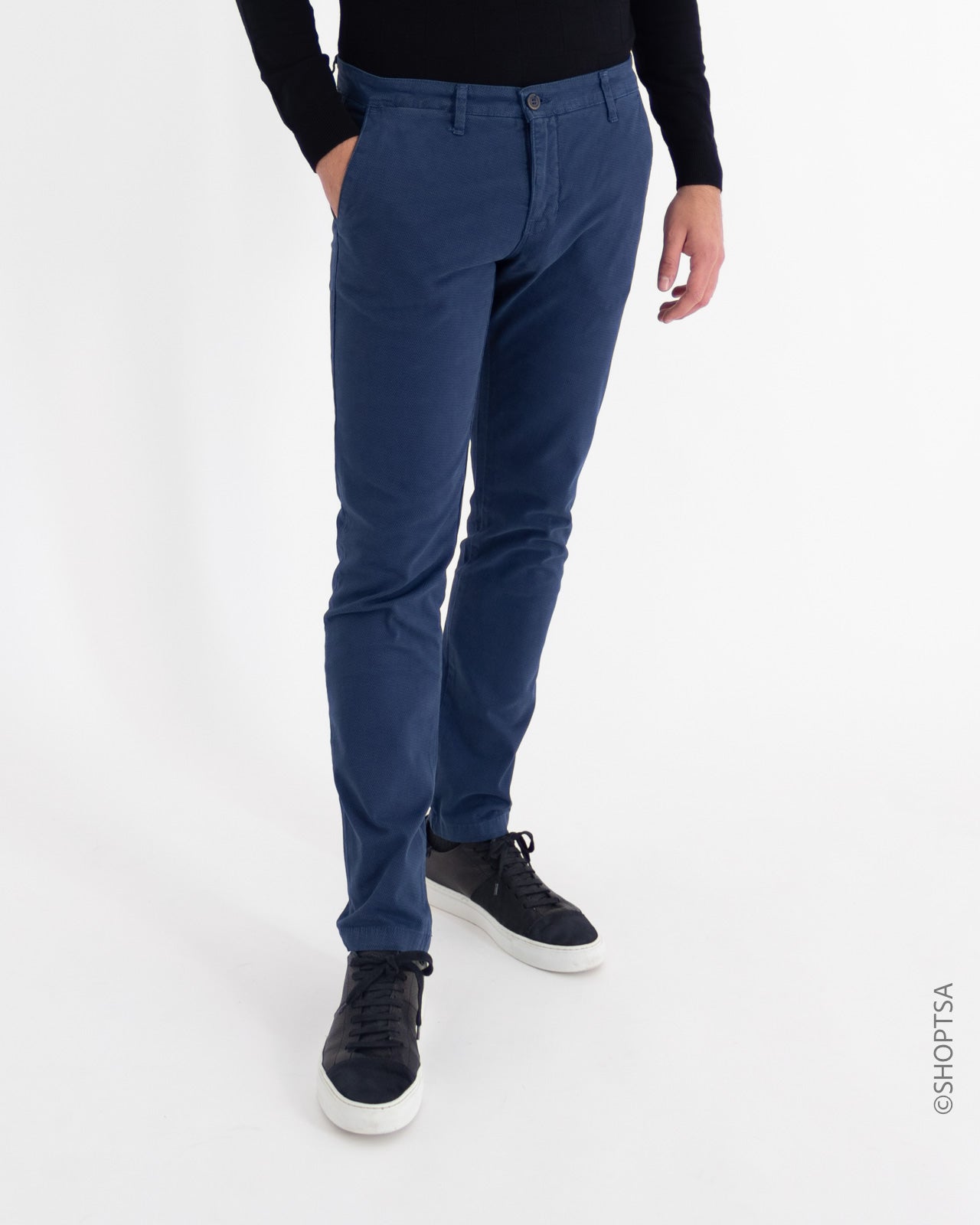 Indigo blue trousers