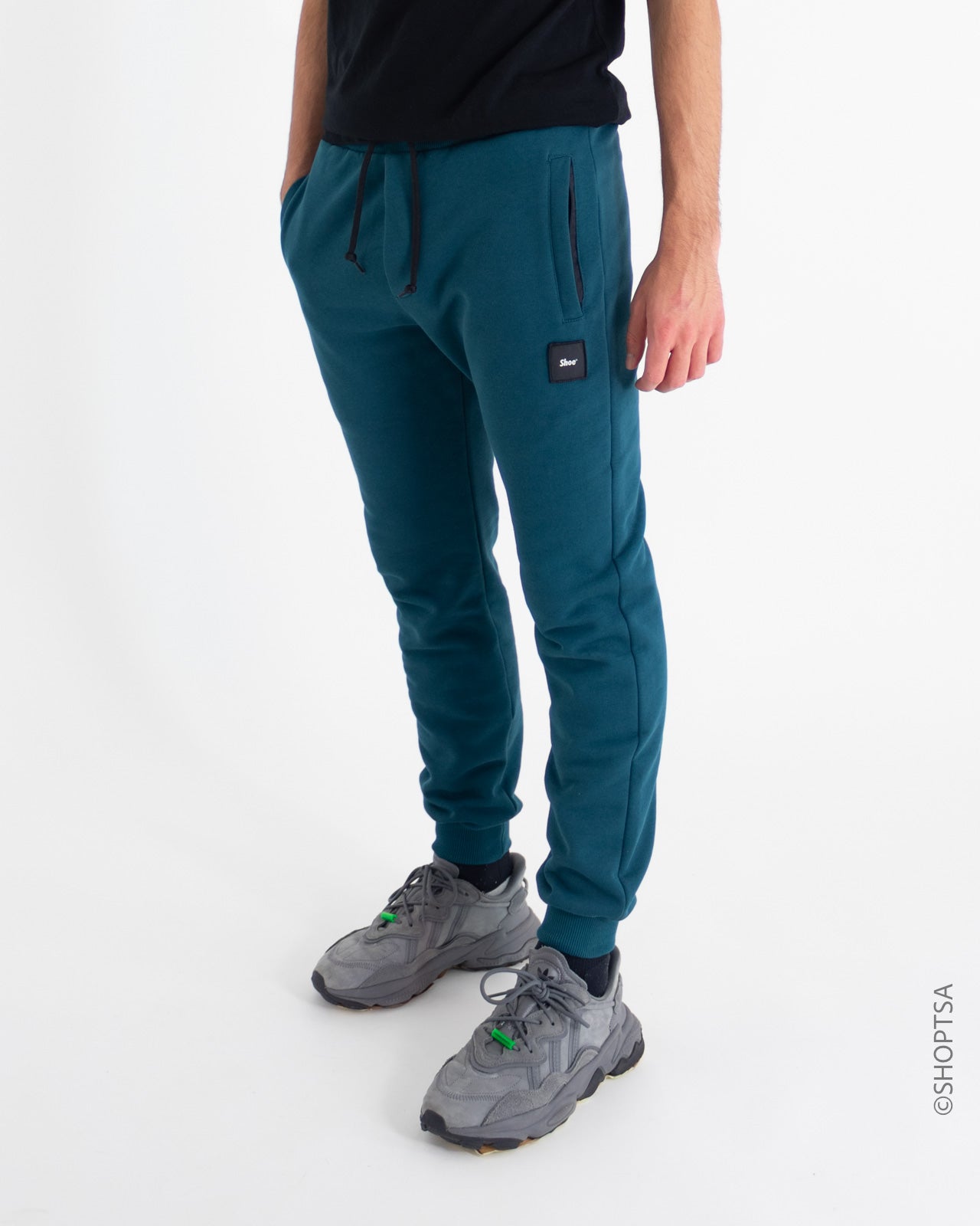 Pantalone in felpa petrolio SHOE - Shoe - shopTSa