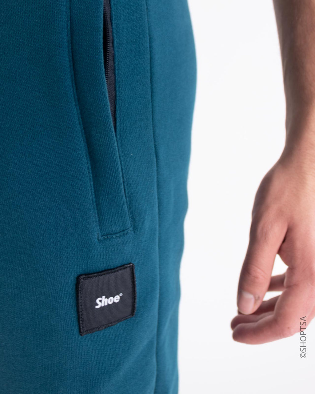 Pantalone in felpa petrolio SHOE - Shoe - shopTSa