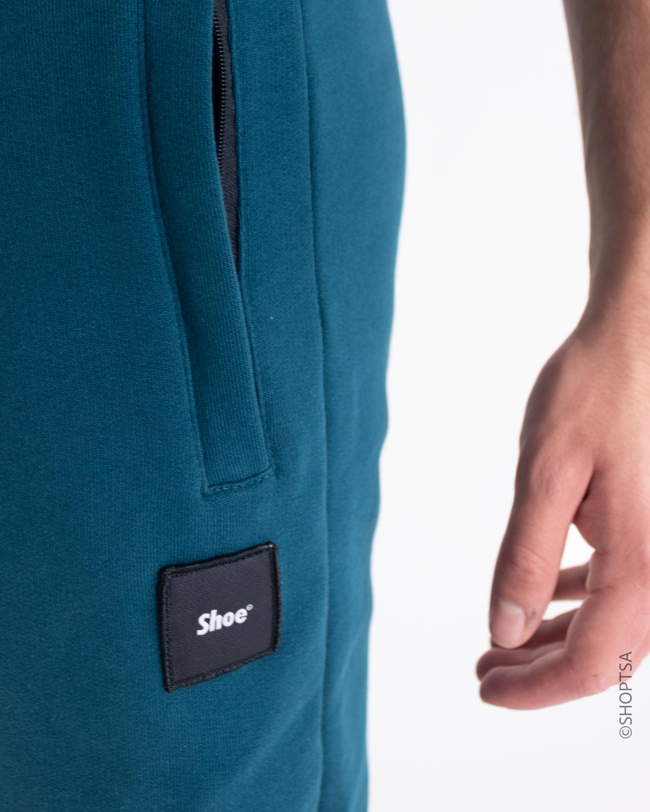Pantalone in felpa petrolio SHOE - Shoe - shopTSa