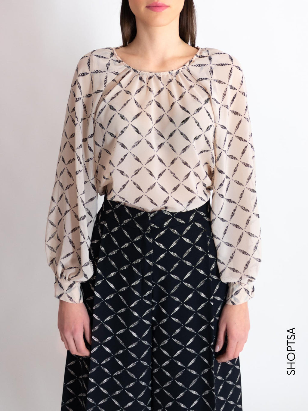 Blusa in georgette cipria - EMME Marella - Emme Marella - shopTSa