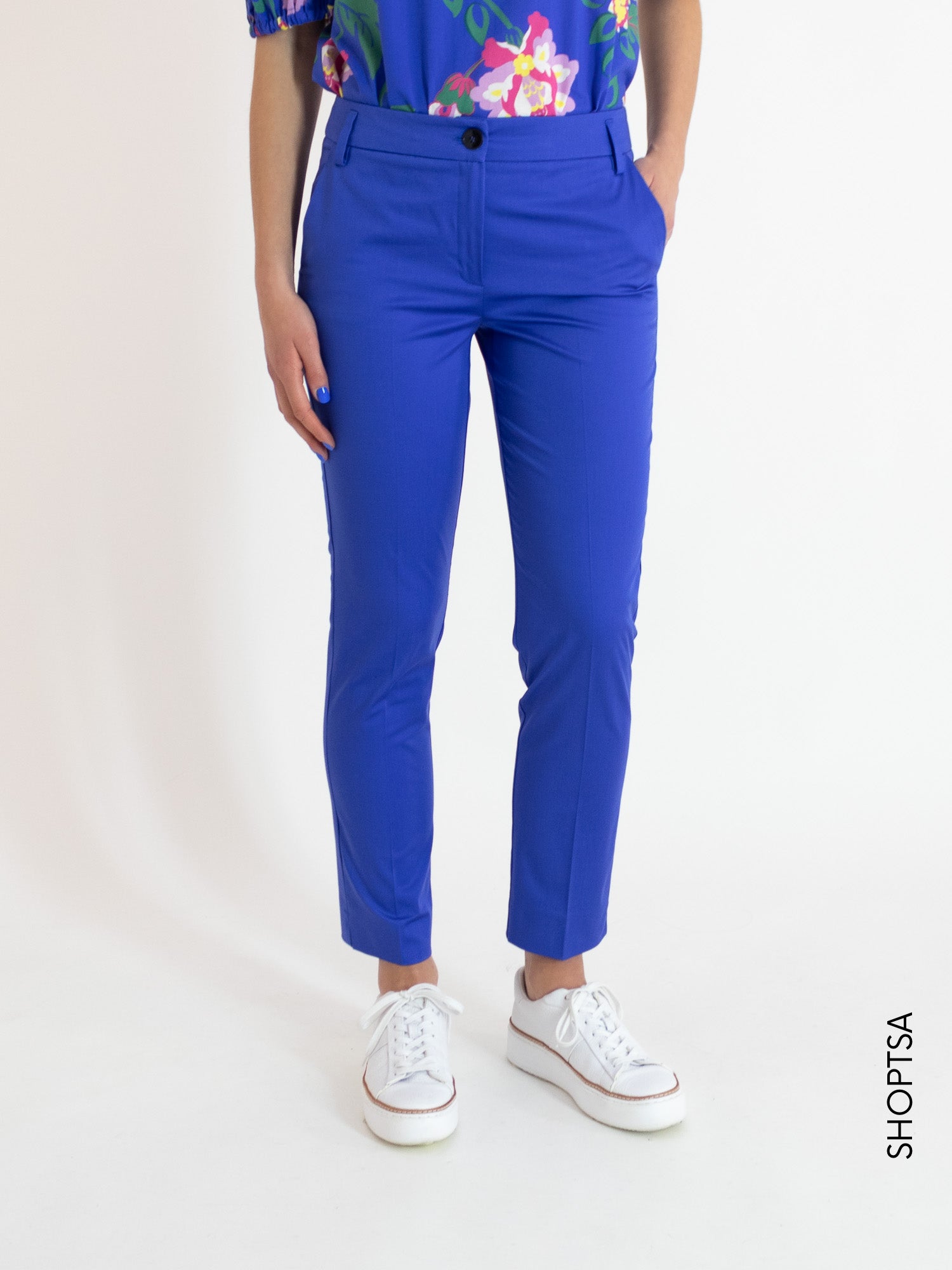 Pantalone cotone unito EDOTTO - Emme Marella - Emme Marella - shopTSa