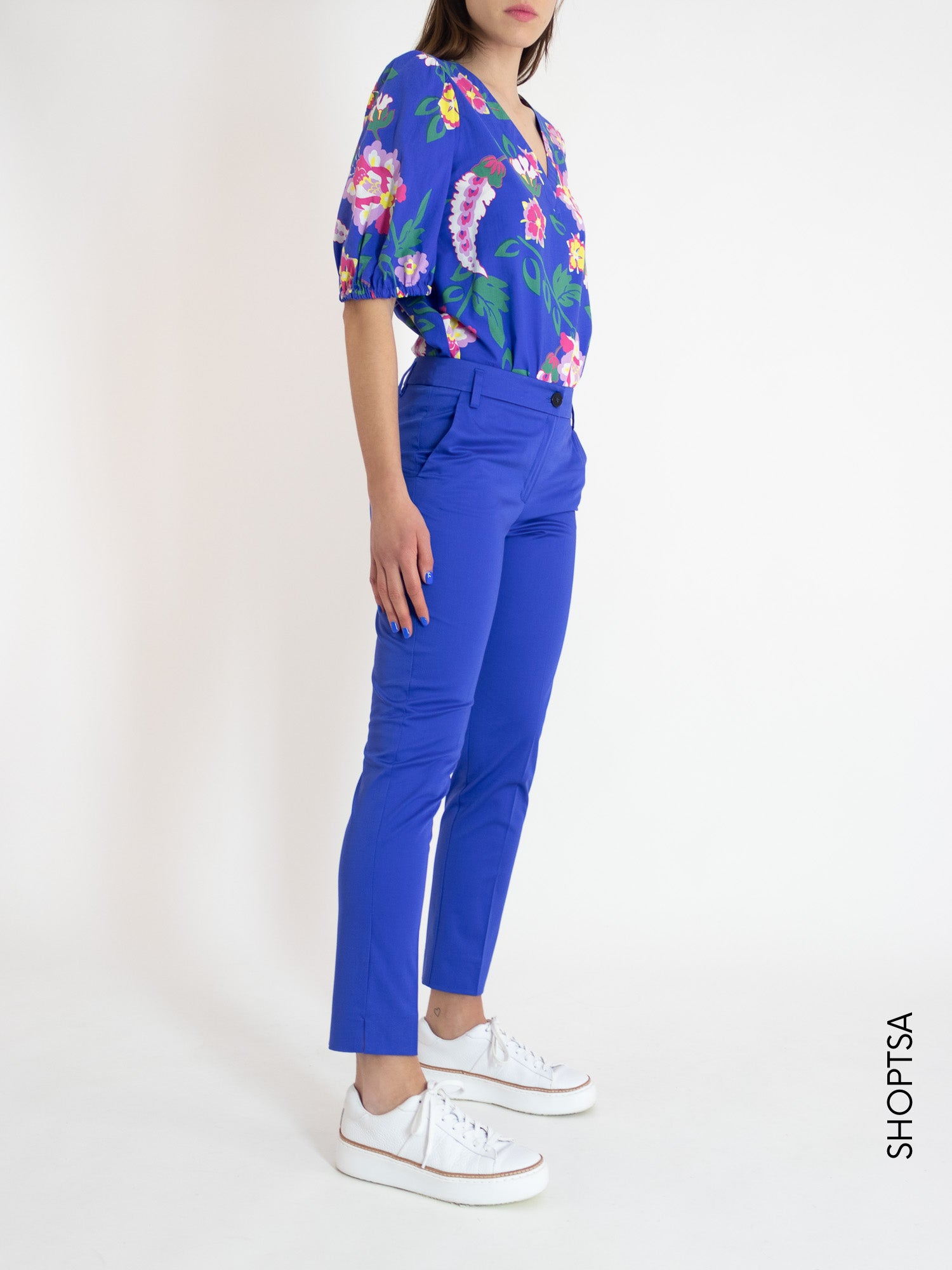 Pantalone cotone unito EDOTTO - Emme Marella - Emme Marella - shopTSa
