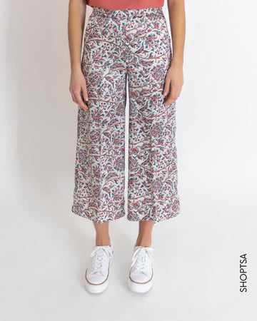 Cropped twill trousers - EMME Marella