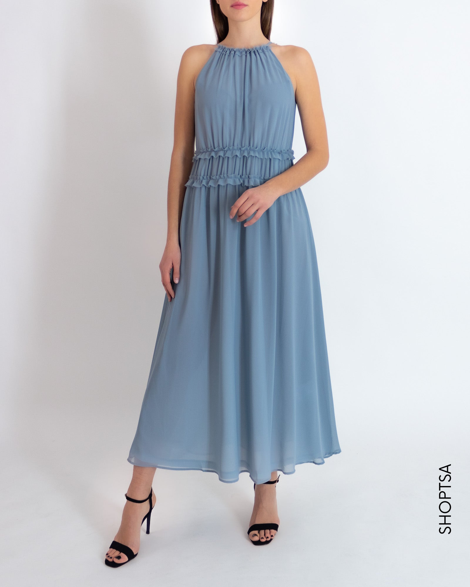 Long light blue dress - EMME Marella