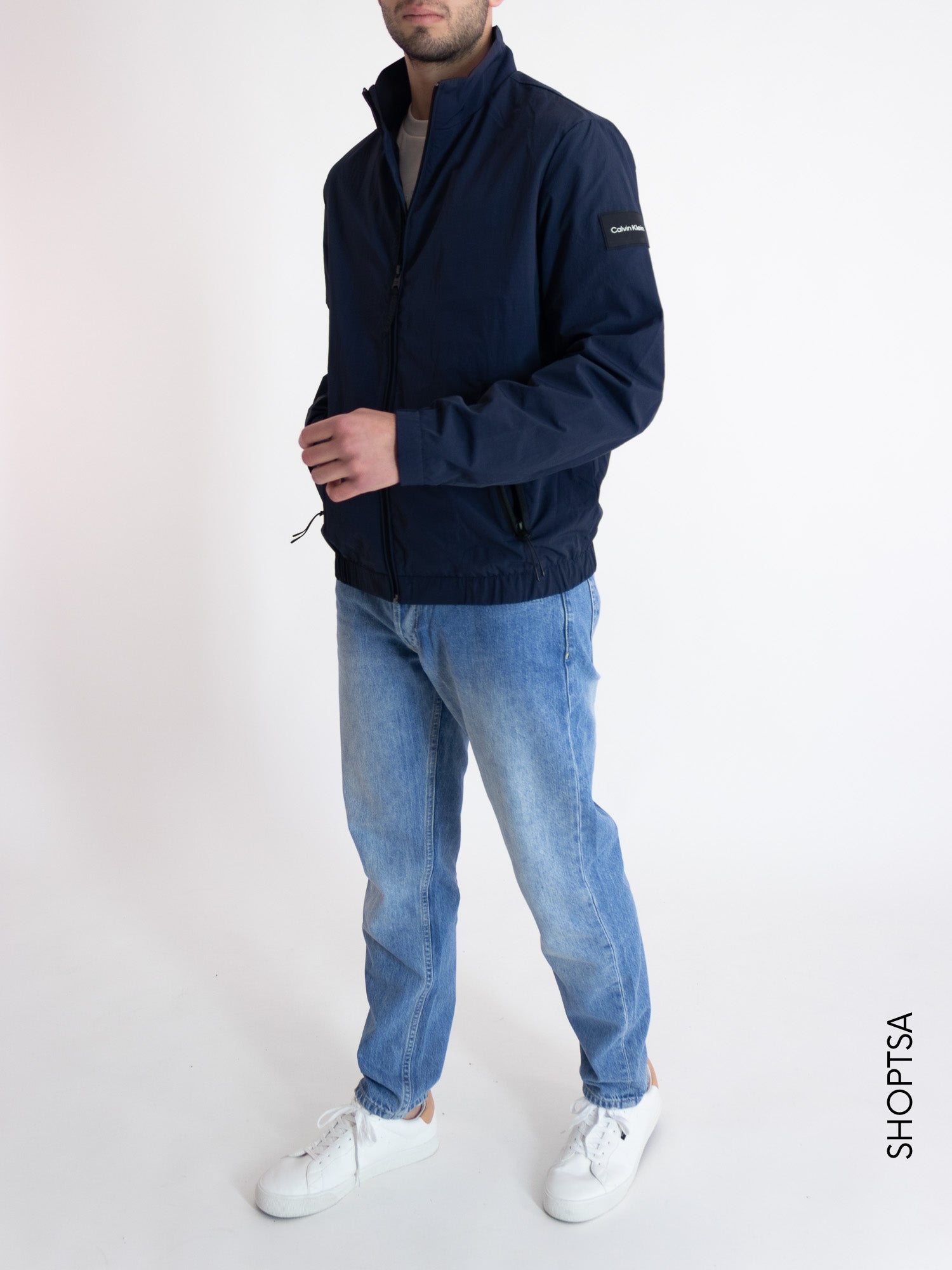 Nylon jacket with zip - Calvin Klein