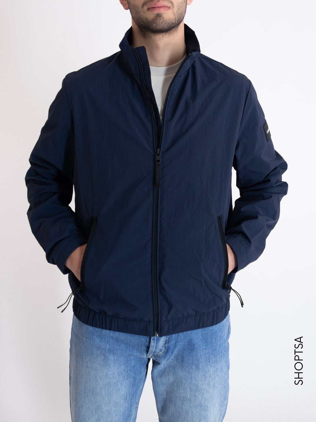 Nylon jacket with zip - Calvin Klein