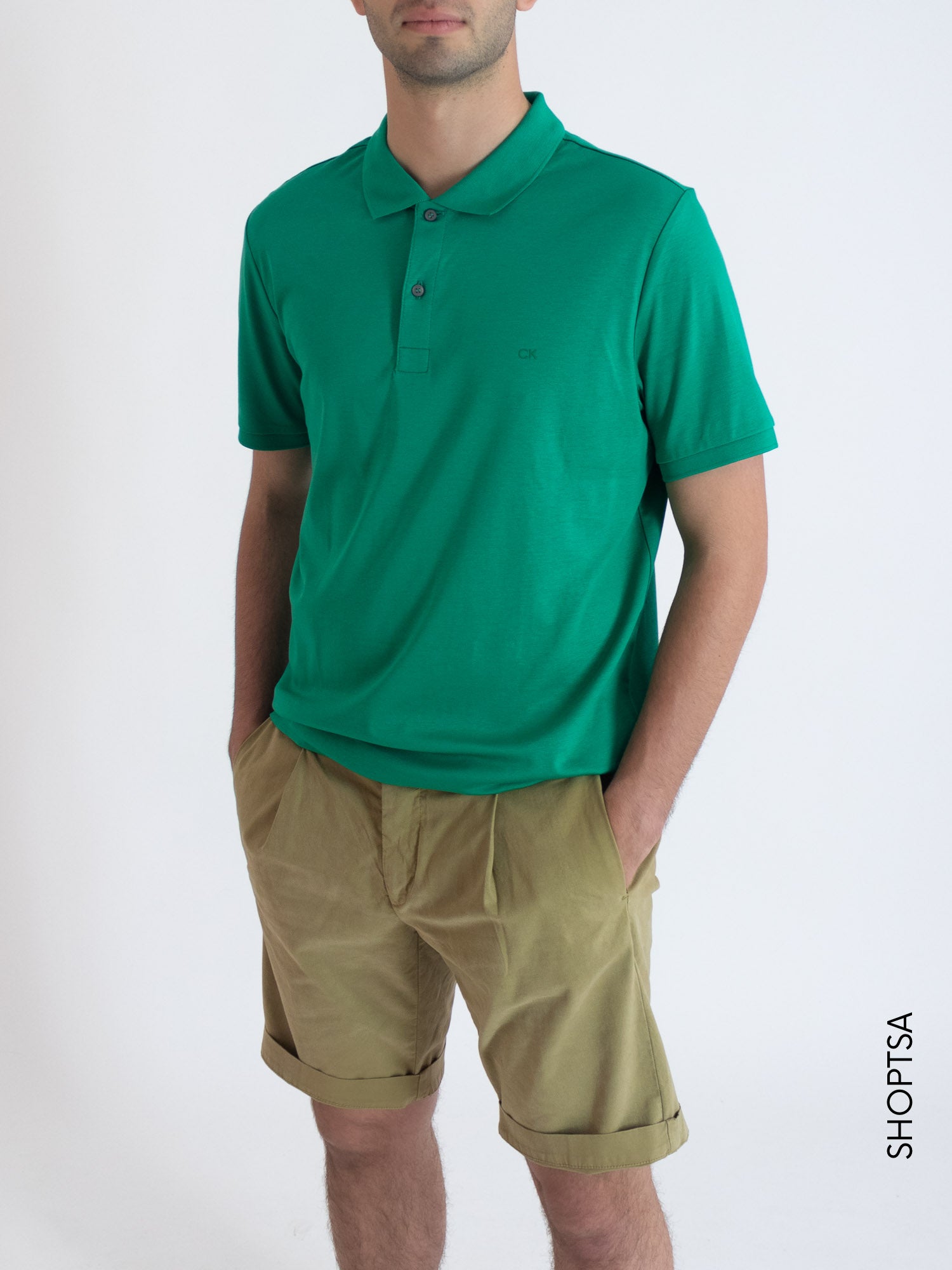 Touch cotton polo shirt - Calvin Klein 