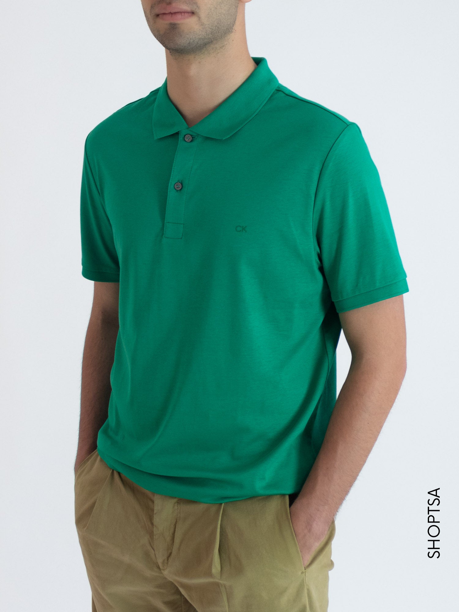 Touch cotton polo shirt - Calvin Klein 
