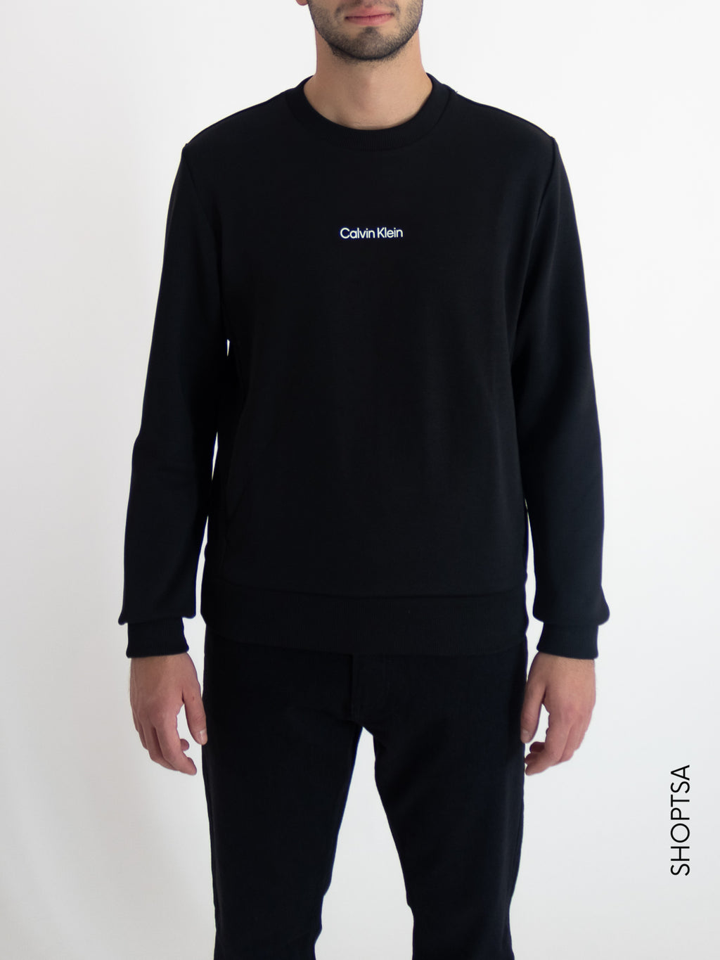 Black crewneck sweatshirt K10K109431 - CALVIN KLEIN